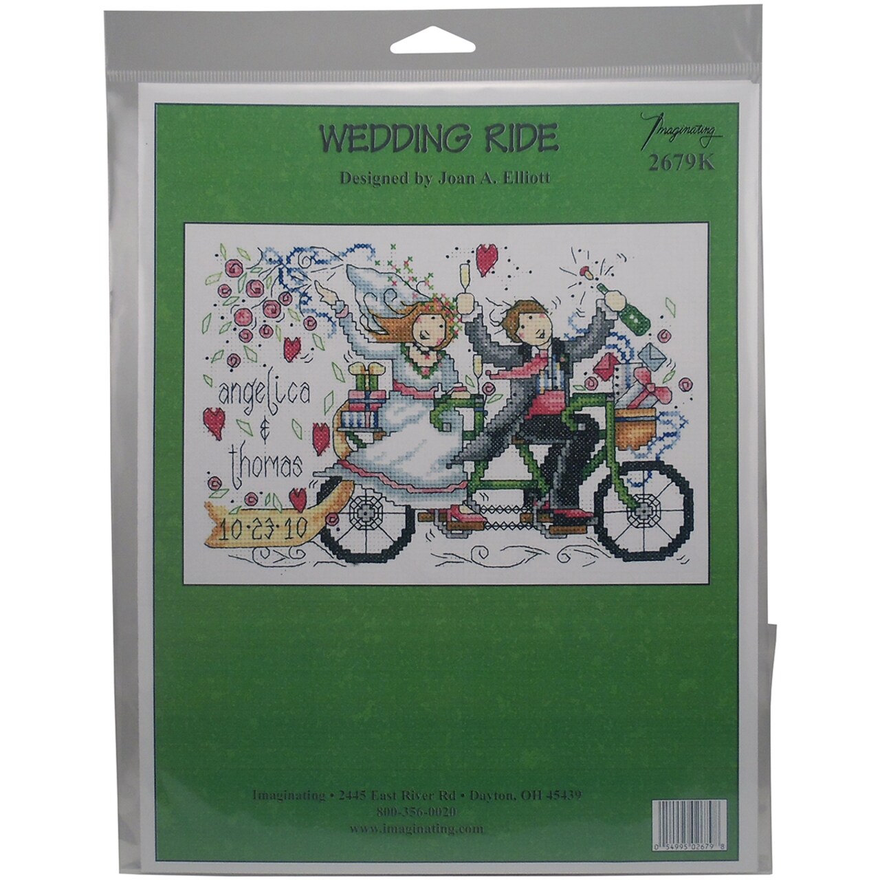 Imaginating Counted Cross Stitch Kit 8.75"X5.75"-Wedding Ride Wedding Record